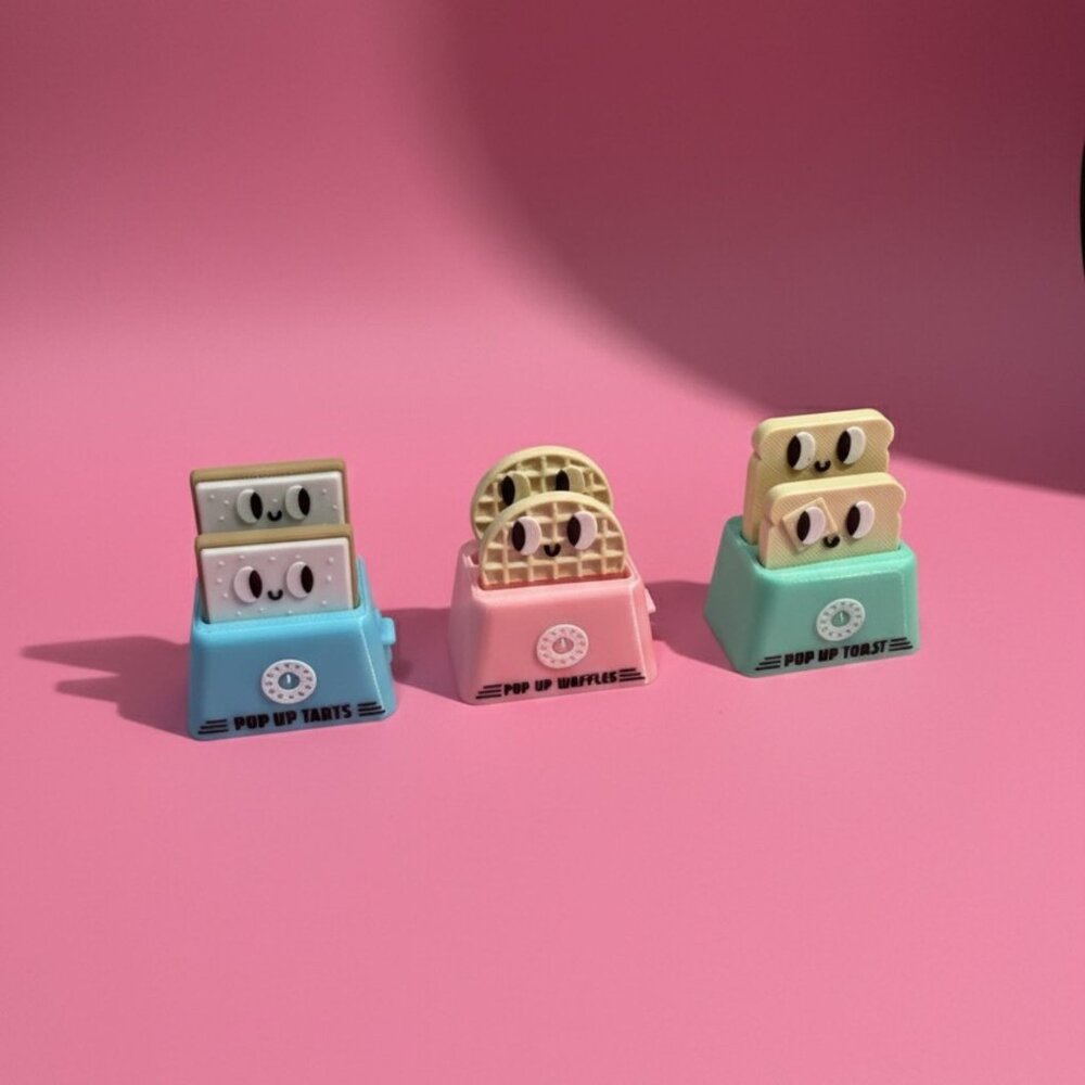 Breakfast Toaster Retro Clicker Fidget ADHD Neurodivergent Retro Diner Kitsch